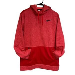 Nike Womens Size M Therma-Fit Two-Tone Cowl Neck Hoodie Extra Zip Pocket